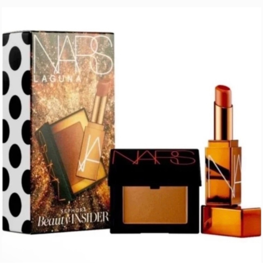 NARS Laguna Bronzer & Lipstick Duo — Bronze and Gold Tones - Picture 2 of 2